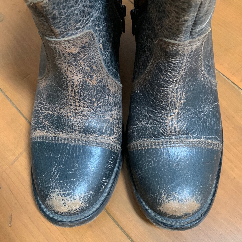 Bed Stu distressed booties